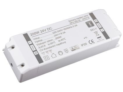 trafo na LED pásek 24V 200W